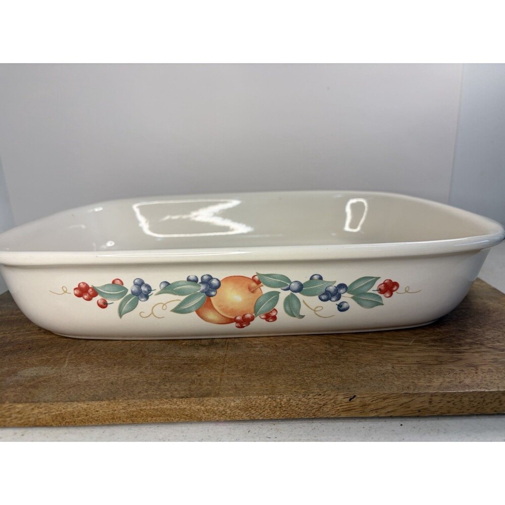 Corelle ABUNDANCE Coordinates Stoneware 9"x13" Casserole Baking Dish Pan